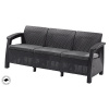 Keter CORFU LOVE SEAT MAX - grafit 17/425