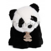 Plyšová panda Les Authentiques Histoire d’ Ours čierno-biela 20 cm od 0 mes HO2212