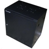 XtendLan 9U/600x450, na stenu, jednodielny, plné dvere, úprava proti vykradnutiu (WS-9U-64-FS-BLACK)
