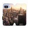 Flip pouzdro Mobiwear na mobil Google Pixel 10a - M138P, New York (Knížkové flip pouzdro, obal, kryt na mobil Google Pixel 10a, tenký design, silikonová vanička, stojánek)
