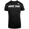 Pánské tričko Venum Muay Thai VT - Black/White Velikost: XL