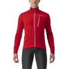 Castelli Go Jacket, Red/ Silver grey Veľkosť: XL Mierne zateplená univerzálna bunda na bicykel