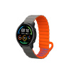 Řemínek kwmobile pro Xiaomi Mi Watch Color Sport / S1 Active - Šedá / oranžová (Řemínek kwmobile pro Xiaomi Mi Watch Color Sport / S1 Active v provedení šedá / oranžová - praktický ochranný doplněk)