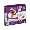 VECTRA 3D spot-on psy S 4–10 kg modrozelený 3 x 1,6 ml