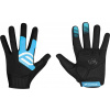 rukavice FORCE MTB POWER, černo-modré Velikost: S
