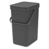 Brabantia Odpadkový kôš Sort & Go, 12 l, sivý, 109805
