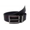 MARQUIS Accessories Pánsky kožený opasok čierny OP044/100cm Veľkosť: 100 cm