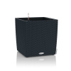 Lechuza geobra Kvetináč Lechuza Cube Cottage all-in-one set Farba: čierna, Veľkosť: 50 (50 x 50 / 50 cm)