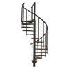 Minka STAIRS Kombinované točité schodisko Fusion orech/čierna pr. 140 cm