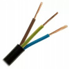 Elektrický okrúhly kábel, ohybný (lankový), s gumovou izoláciou OW Elektrokabel 3 x 2,5