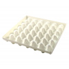 Plato na vajcia plast 30ks biele SK