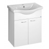 Aqualine KERAMIA FRESH umývadlová skrinka 60,6x74x34cm, biela 50063A
