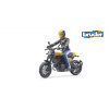 Bruder 63053 Ducati Scrambler Full Throttle s figúrkou motorkára