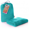 XKKO BMB Bambusová zavinovačka 120 × 120 - Turquoise + klipy na kočárek
