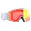Scott React Ls Mineral White/Red Chrome Lyžiarske Okuliare