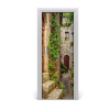 Fototapeta samolepiace na dvere talianskej uličky 75x205