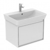 Ideal Standard Connect Air - Skrinka pod umývadlo Cube 60 cm, 53x41x40 cm, lesklá biela/biela mat E0846B2