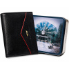 Peňaženka - Peterson Peterson Wallet Natural Leather Black PTN PK5-N992-6860 BL-Men's Product (Peterson - Pánska peňaženka Klasický dôkaz kože)