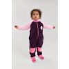 Detský flísový overal Reima Moomin Gladeligen fialová farba, 5200446A 5200446A.9BYA 80