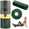 4fizio hladký valček 45 cm x 14,5 cm čierny, zelený (4FIZIO Roller EPP Forest Massage Roller 45 cm)