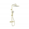 KFA Armatura | KFA Armatura 5756-910-31 - Sprchová súprava s termostatickou kartušovou batériou MALAGA, zlatá | KF0273