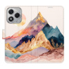 Flip pouzdro iSaprio na mobil Honor 400 Lite - Beautiful Mountains s kapsičkami na karty (Knížkové flipové pouzdro iSaprio pro mobil Honor 400 Lite - Beautiful Mountains - elegantní obal s kapsami, st
