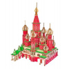 Woodcraft Dřevěné 3D puzzle Chrám Vasila Blaženého barevný