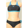Detské plavky - Two -časová aréna 140 čierna, námornícka modrá, modrý outfit (Arena Junior Black and Blue Detské bikiny)