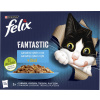 Felix Fantastic kapsičky pre mačky s lososom, platýsomerom, tuniakom a treskou, 12 × 85 g