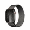 APPLE Watch Series 9 GPS + Cellular 41mm Graphite Stainless Steel Case with Graphite Milanese Loop