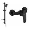 Mexen Fabia DF62 sprchová batéria so sprchovým setom, čierna- 74654DF62-70