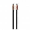 Audioquest Black Beauty interconnect RCA 0.6m (Symetrický signálový kábel s konektormi RCA a technológiou ZERO)