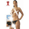Latexové nohavičky s vonkajším masturbátorom