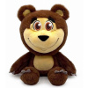 Medvěd - sedící - plyšová postavička z pohádky Máša a Medvěd (The Bear - Masha and the Bear - 22 cm)