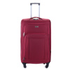 Lorenbag Laurent L 9774 Veľký cestovný kufor na kolieskach, textilný, lacný, 100 l červená