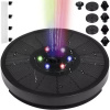 Solární fontána RGB GARDLOV 23227, 180L/H