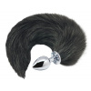 Alive Black & White Fox Tail