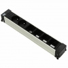 Power Frame 2xUTE 230V, 4xCustom, 0.2m kábel 1.5mm², GST18, čierny