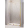 RADAWAY FURO GOLD DWJ 130cm ľavé sprchové dvere do niky, profil zlatý, sklo číre - s bočnou vzperou