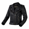 KOŽENÁ BUNDA OZONE RAMONES MODERN LADY MATT BLACK DXXL