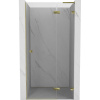 Mexen, Mexen Lunar L Otočné pravé sprchové dvere 80 cm, transparentné, zlaté - 834L-080-000-50-00-P