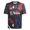 adidas Manchester United Prematch Shirt 2024 2025 Juniors Black/Red 7-8 Years