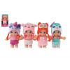 Teddies Bábika / bábätko s čiapkou plast pevné telo 15cm 4 druhy v krabičke 9x16x6cm