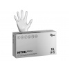 Espeon Nitrilové rukavice NITRIL SPARKLE 100 ks, nepudrované, perleťovo strieborné, 4.0 g Veľkosť: XL