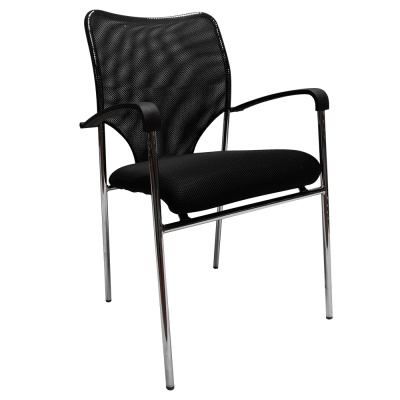 Tempo Kondela Zasadacia stolička, čierna, UMUT (54x82x56cm)
