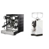 Rocket Espresso Appartamento TCA, black/black + Eureka Mignon Specialita, CR white
