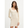 Šaty Guess Jeans W5BK12.KA0H1 béžová XL