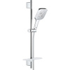 GROHE Rainshower SmartActive Cube sprchová súprava, ručná sprcha 3jet 130 x 130 mm EcoJoy, 60 cm sprchová tyč s poličkou na mydlo a sprchová hadica 175 cm, chróm, 26584000