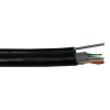 PLANET PLANET kabel FTP, drát, 4pár, Cat 5e, PE+PVC venkovní dvouplášť, ocelové nosné lanko, Fca (balení 305m)