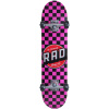 skateboard RAD CHECKERS 2 COMPLETE Black/Pink 7.75